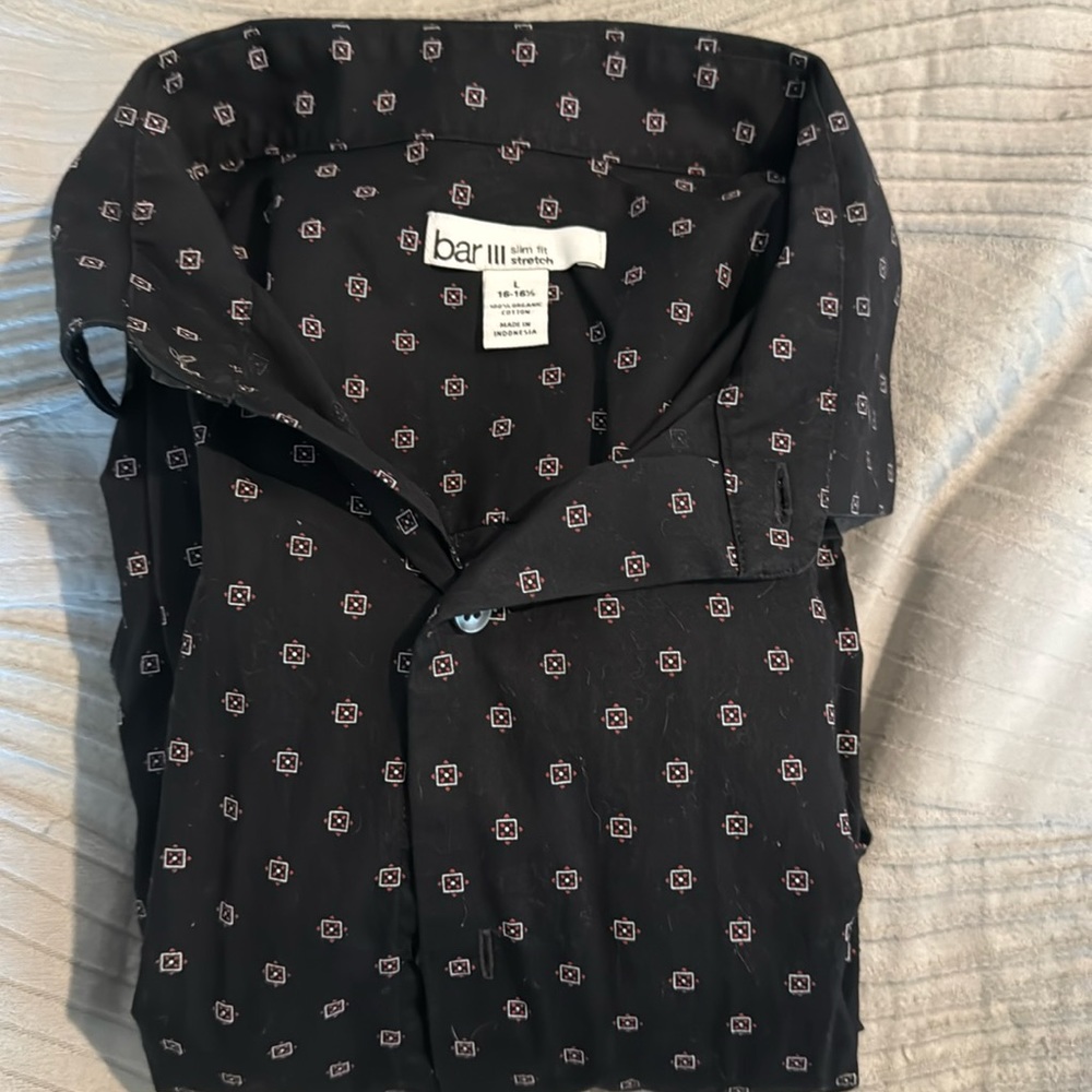 Bar III slim fit stretch Dress Shirt